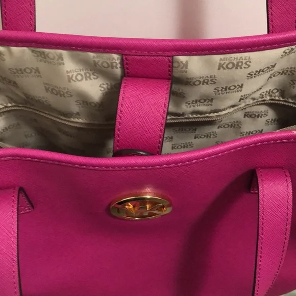 Michael Kors Pink Tote - Picture 6 of 10